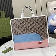 	 Colestore Gucci Children's GG Tote Bag with Dachshund Motif 25 x 28.5 x 11cm  - 5