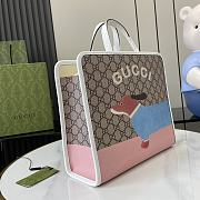 	 Colestore Gucci Children's GG Tote Bag with Dachshund Motif 25 x 28.5 x 11cm  - 3