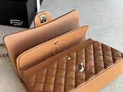 Colestore  Chanel Classic 11.12 Handbag   Grained Calfskin & Silver-Tone Metal  Camel  15.5 x 25.5 x 6.5cm - 6