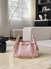 Colestore Chanel FALL WINTER 2026 PRE-COLLECTION   CHANEL 25 MINI HANDBAG   Grained Calfskin & Gold-Tone Metal  Light Pink 20 x 22 x 12.5cm - 5