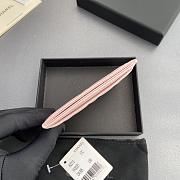 Colestore Chanel CLASSIC CARD HOLDER   Grained Calfskin & Gold-Tone Metal Light Pink 11x7.5cm - 6