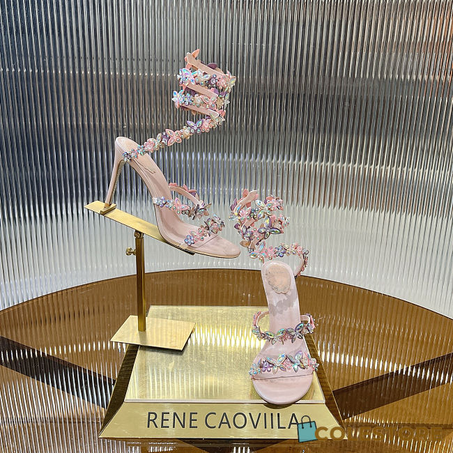 Colestore Rene Caovilla EVA NUDE SANDAL 100 - 1
