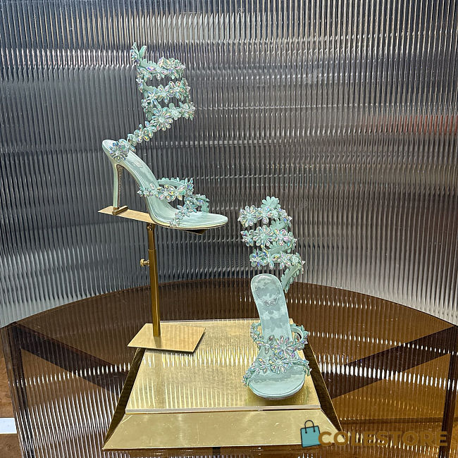Colestore Rene Caovilla EVA MINT GREEN SANDAL 100 - 1