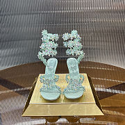 Colestore Rene Caovilla EVA MINT GREEN SANDAL 100 - 2