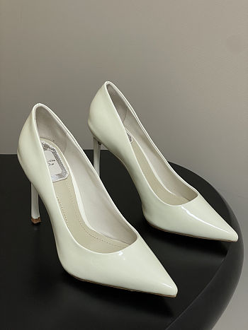 Colestore Dior Timeless Pump White Patent Calfskin 