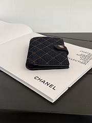 Colestore Chanel 26P denim pouch and passport holder 14×10cm - 5