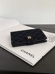 Colestore Chanel 26P denim pouch and passport holder 14×10cm - 2