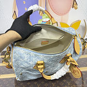 Colestore Louis Vuitton LV Qixi Festival Limited Edition Speedy P9 Bandoulière 30 Monogram Denim  M2A209 34x19x22cm - 3