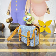Colestore Louis Vuitton LV Qixi Festival Limited Edition Satchel Mini Crossbody Bag Monogram Denim M2A647 19.5x6x15cm - 5