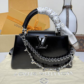 Colestore Louis Vuitton Capucines East-West BB Black Cowhide leather 26.5 x 14 x 8 cm