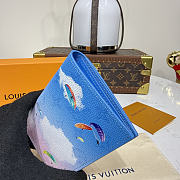 Colestore Louis Vuitton Passport Cover Paragliding Blue 10 x 14 x 2.5 cm - 3