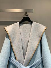 Colestore Louis Vuitton Reversible Signature Hooded Wrap Coat Light Blue - 4