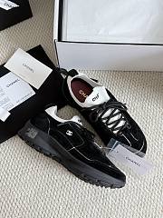 Colestore Chanel Métiers d’art 2026   Sneakers   Velvet Calfskin & Mixed Fibers  Black & White  - 2
