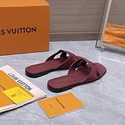 Colestore Louis Vuitton LV Isola Flat Mule Bordeaux Suede baby goat leather - 4