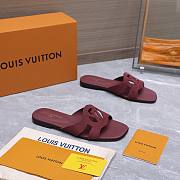 Colestore Louis Vuitton LV Isola Flat Mule Bordeaux Suede baby goat leather - 3