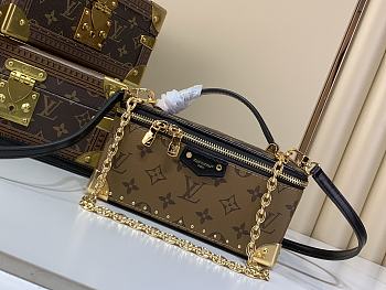 Colestore Louis Vuitton Vanity Pouch Trunk Monogram Reverse 20 x 10 x 5.5 cm