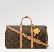 Colestore Louis Vuitton Keepall Bandoulière 50 Perforated Monogram coated canvas 50 x 29 x 23 cm - 1
