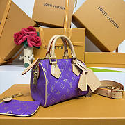 	 Colestore Louis Vuitton Speedy P9 Bandoulière 20 Purple 22 x 14 x 17.5 cm - 4