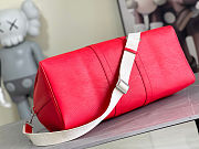 Colestore Louis Vuitton Epi Keepall Bandouliere 50 Vermillion Red 50 x 29 x 23 cm - 4