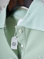 Colestore Dior Médaillon Embroidered Polo Shirt Green Cotton-Blend Piqué - 2