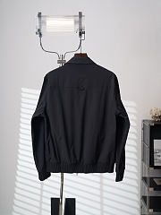 Colestore Dior Zipped Shirt with Dior Montaigne Embroidery Black Technical Fabric - 5