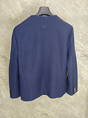 Colestore  Louis Vuitton Chic Collarless Jacket Dark Navy - 3