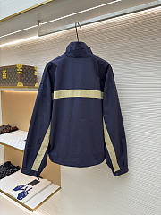 Colestore SAINT LAURENT YSL Jacket in Cotton NAVY/MASTIC - 4