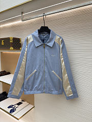Colestore Louis Vuitton Silk Mix Souvenir Jacket Pale Blue - 1
