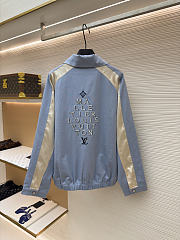 Colestore Louis Vuitton Silk Mix Souvenir Jacket Pale Blue - 4