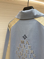 Colestore Louis Vuitton Silk Mix Souvenir Jacket Pale Blue - 2