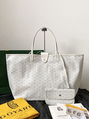 Colestore Goyard Saint Louis GM Bag White 57 × 33 × 16 cm