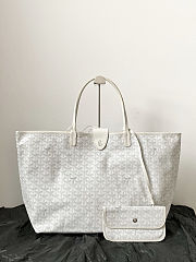 Colestore Goyard Saint Louis GM Bag White 57 × 33 × 16 cm - 5