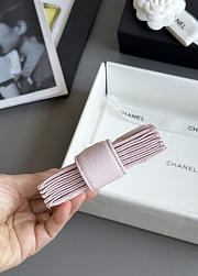Colestore Chanel Classic Flap Card Holder in Grained Calfskin & Gold-Tone Metal Light Pink 10.4x7x2cm - 4