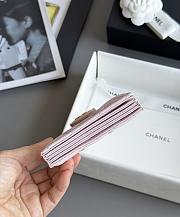 Colestore Chanel Classic Flap Card Holder in Grained Calfskin & Gold-Tone Metal Light Pink 10.4x7x2cm - 3