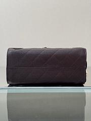 Colestore Chanel 25 Mini Handbag Grained Calfskin & Gold-Tone Metal Dark Burgundy 20x22x12.5cm - 4