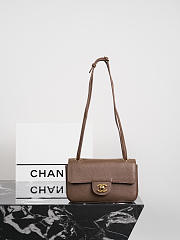 Colestore Chanel FALL WINTER 2026 PRE-COLLECTION MINI FLAP BAG Grained Calfskin & Gold-Tone Metal Brown 13 x 20 x 6cm - 6