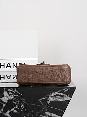 Colestore Chanel FALL WINTER 2026 PRE-COLLECTION MINI FLAP BAG Grained Calfskin & Gold-Tone Metal Brown 13 x 20 x 6cm - 3