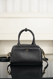 Colestore Chanel Clutch with Leather Strap   Calfskin & Gold-Tone Metal  Black  13 x 21 x 9cm - 1