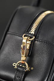 Colestore Chanel Clutch with Leather Strap   Calfskin & Gold-Tone Metal  Black  13 x 21 x 9cm - 3