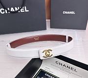 Colestore Chanel Fall Winter 2026 Pre-Collection   Leather belt   Calfskin & Metal  White & Gold - 1