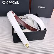 Colestore Chanel Fall Winter 2026 Pre-Collection   Leather belt   Calfskin & Metal  White & Gold - 4