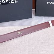 Colestore Chanel Fall Winter 2026 Pre-Collection   Leather belt   Calfskin & Metal  White & Gold - 3