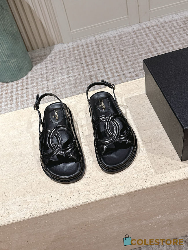Colestore Chanel Fall Winter 2026 Pre-Collection   Sandals   Crumpled Shiny Lambskin - 1