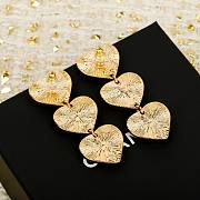 Colestore Chanel Spring Summer 2026 Pre-collection   Pendant Earrings   Metal & Resin  Golden, Black & Dark Red - 4