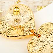Colestore Chanel Spring Summer 2026 Pre-collection   Pendant Earrings   Metal & Resin  Golden, Black & Dark Red - 3