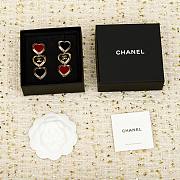 Colestore Chanel Spring Summer 2026 Pre-collection   Pendant Earrings   Metal & Resin  Golden, Black & Dark Red - 2