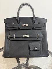 Colestore Hermes Multipockets Birkin HAC 40 Black Togo Palladium Hardware - 1