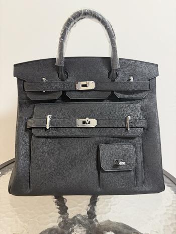 Colestore Hermes Multipockets Birkin HAC 40 Black Togo Palladium Hardware