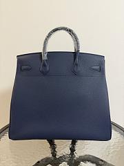 Colestore Hermes Multipockets Birkin HAC 40 Navy Blue Togo Palladium Hardware - 3