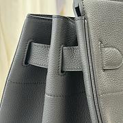 Colestore Hermes Haut à Courroies HAC 50 Multi-Pocket  Black Togo Palladium Hardware - 4